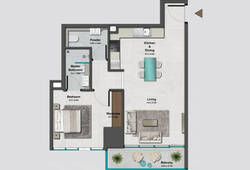 1 bedroom apartment